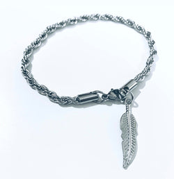 Men’s Rope Feather (silver)