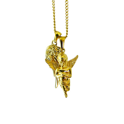 Angel and Angel Wing Double (gold)