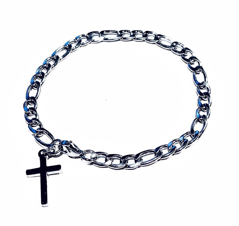 AURA cross bracelet (silver)
